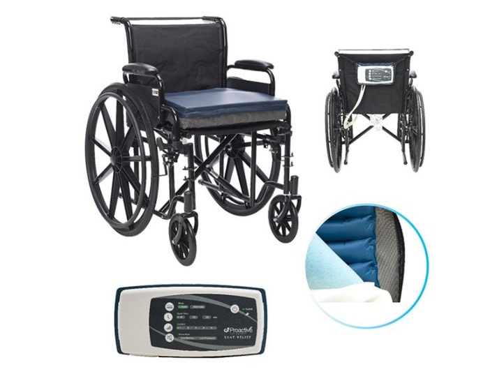 Wheelchair Back Cushion -Black